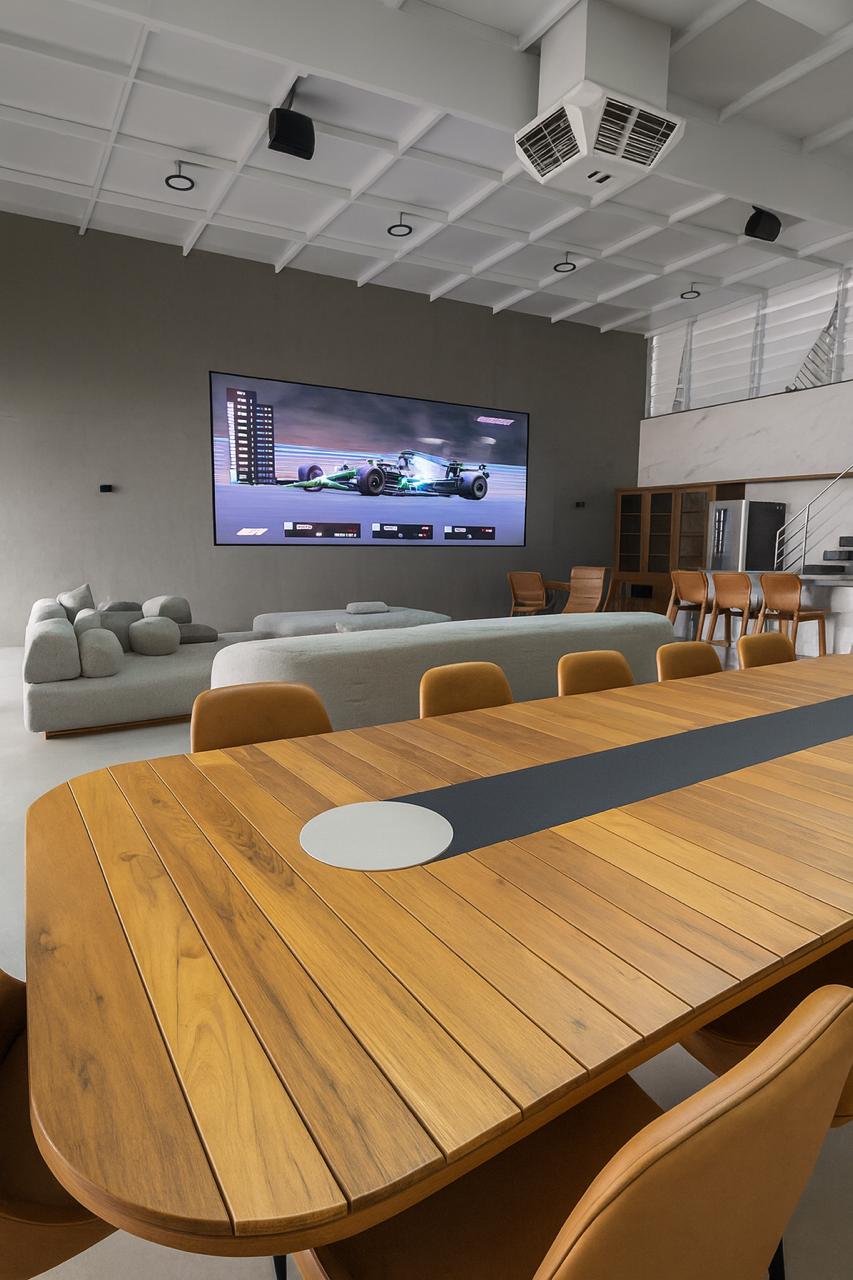 Painel de LED corporativo
