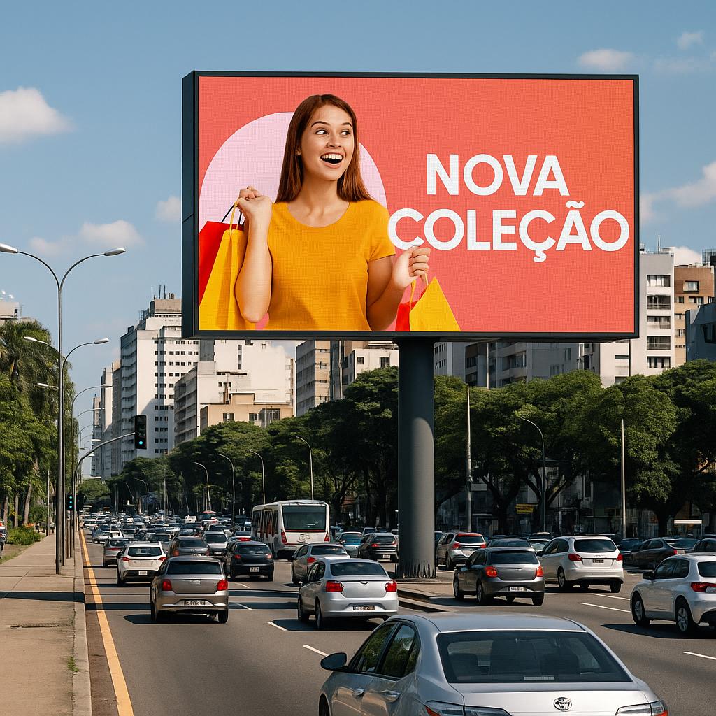 Painel de LED de publicidade outdoor